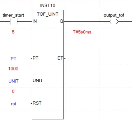 img/honeywell timer/Honeywell PLC OFF Delay Timer with integer setting(TOF_UINT) Instruction Tutorials.webp
